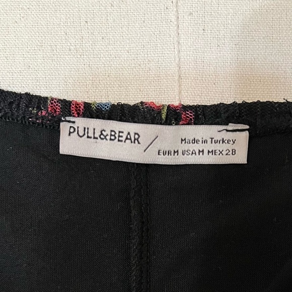 Pull&Bear Floral Sheer Overlay Slip Dress Size M - Picture 5 of 7